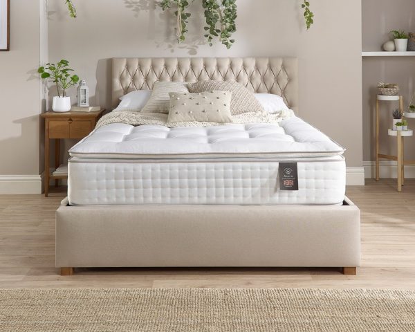 Aspire 5000 Pocket Wool Cashmere and Silk Pillowtop Mattress | Bed Sava