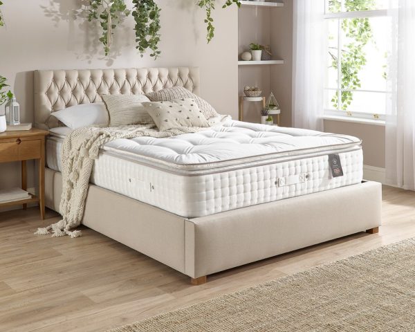 Aspire 7000 Pocket Wool Cashmere and Silk Pillowtop Mattress | Bed Sava