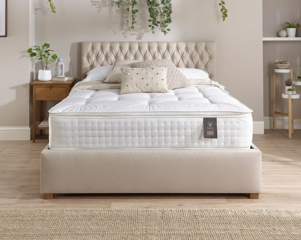 Aspire 3000 Pocket Wool Cashmere and Silk Pillowtop Mattress | Bed Sava