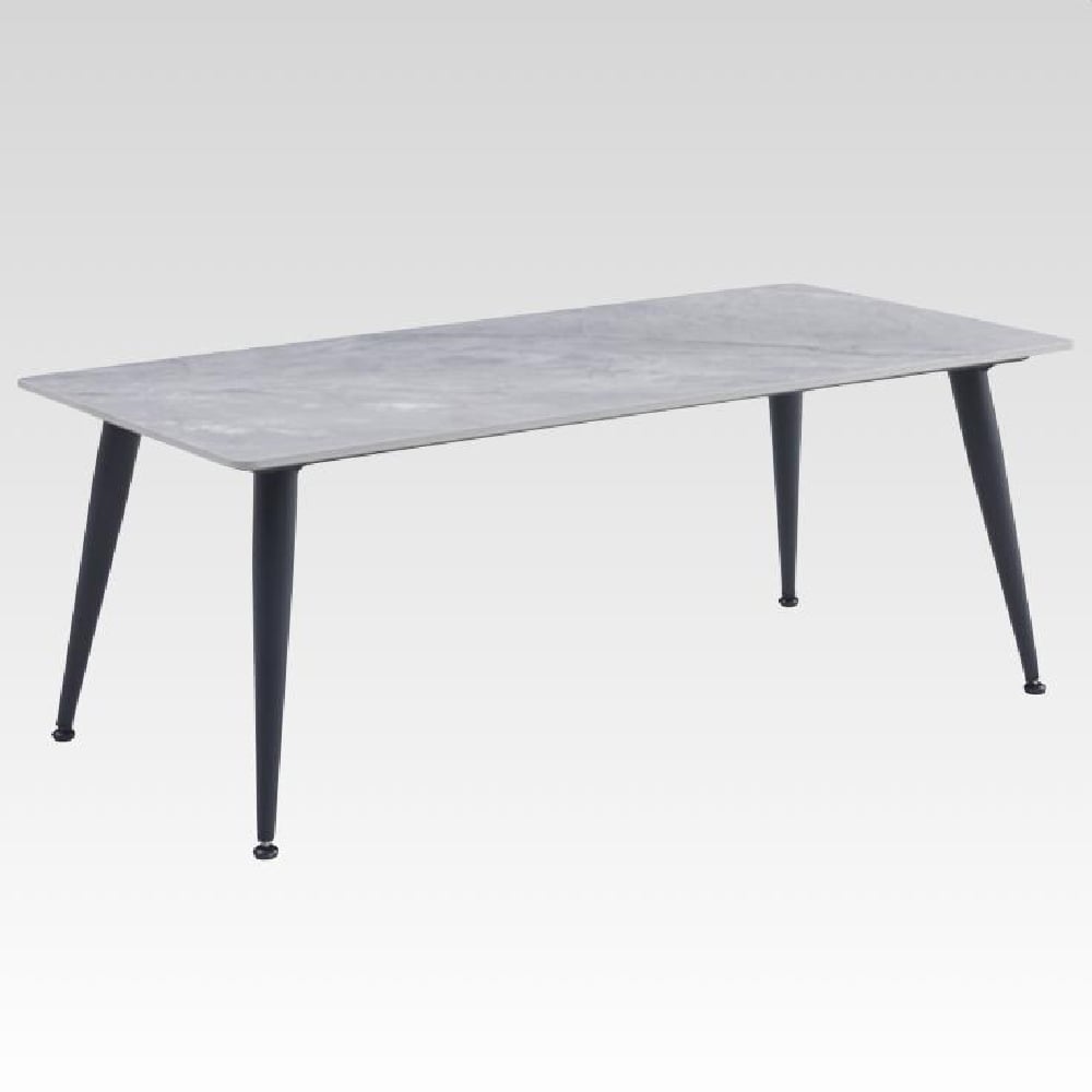 Attica Sintered Stone Rectangular Coffee Table In Grey