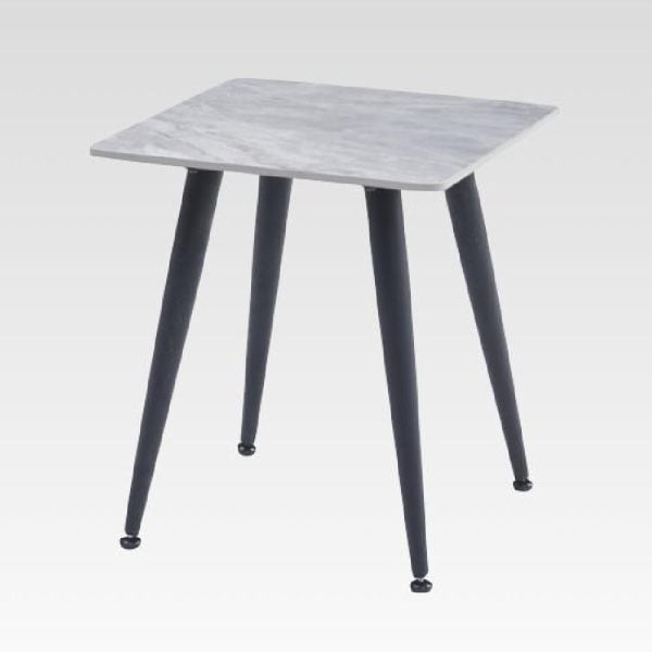 Attica Sintered Stone Square End Table In Grey | Bed Sava