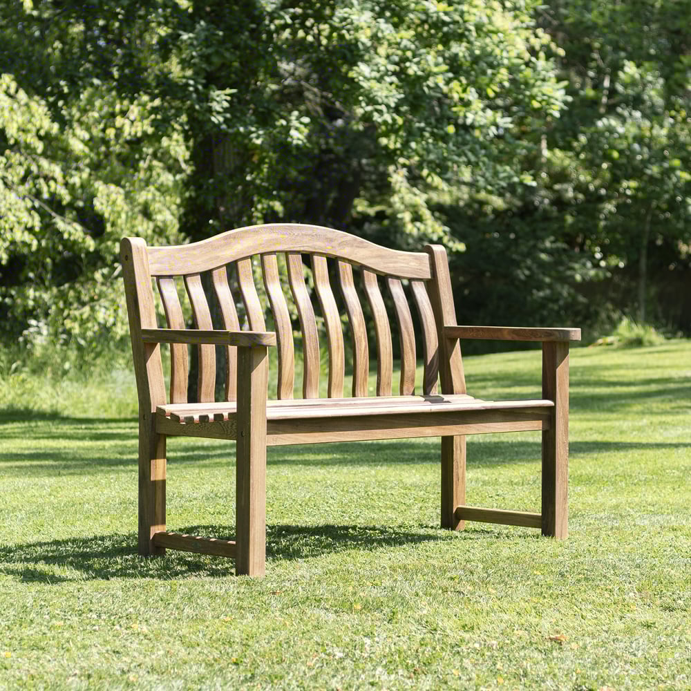 Atwater Small Wooden Garden Turnberry Bench In Natural