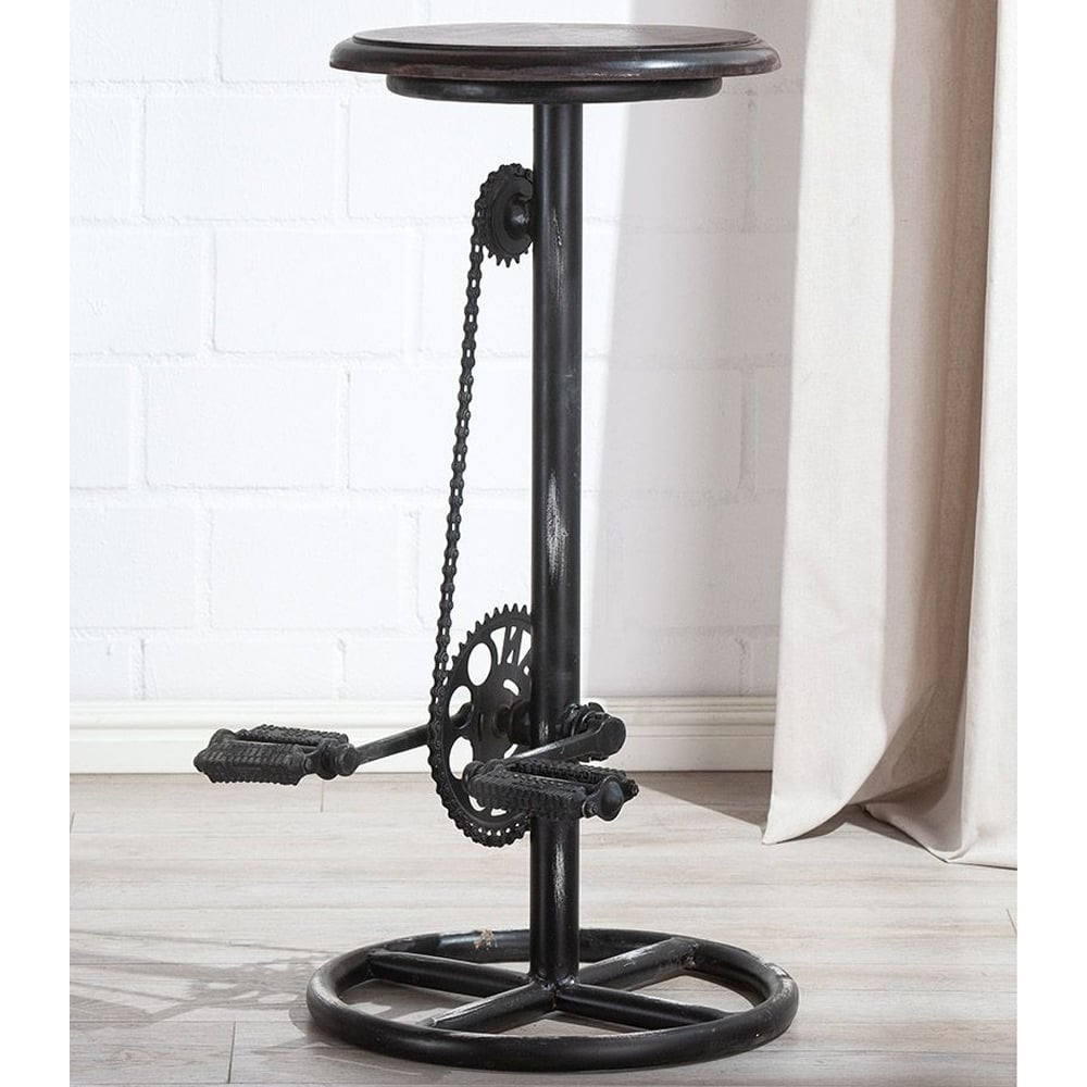 Auckland Metal Bar Stool In Black