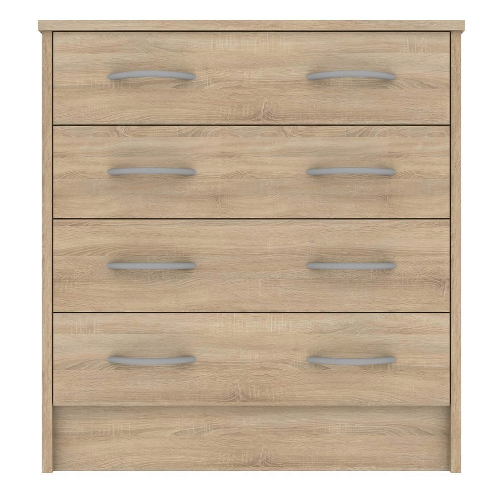 Babylon Wooden Chest Of 4 Drawers In Oak