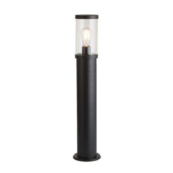 Bakerloo Polycarbonate Outdoor Post Lamp Large In Black | Bed Sava
