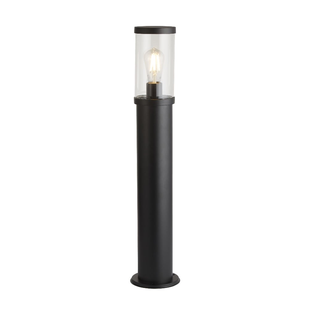 Bakerloo Polycarbonate Outdoor Post Lamp Large In Black