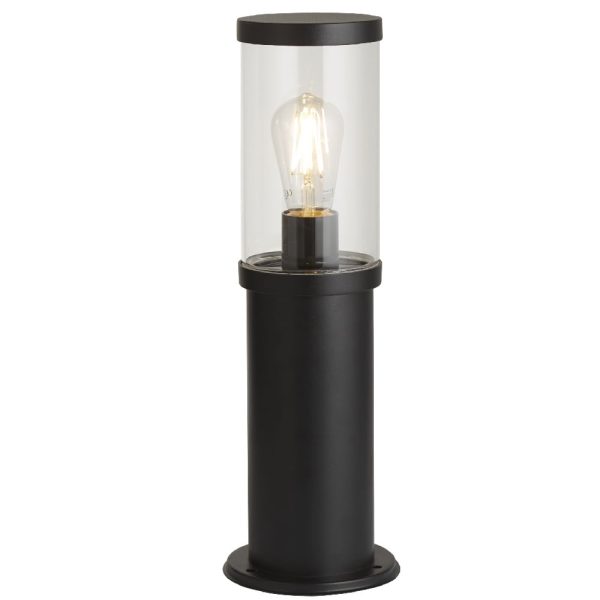 Bakerloo Polycarbonate Outdoor Post Lamp Small In Black | Bed Sava