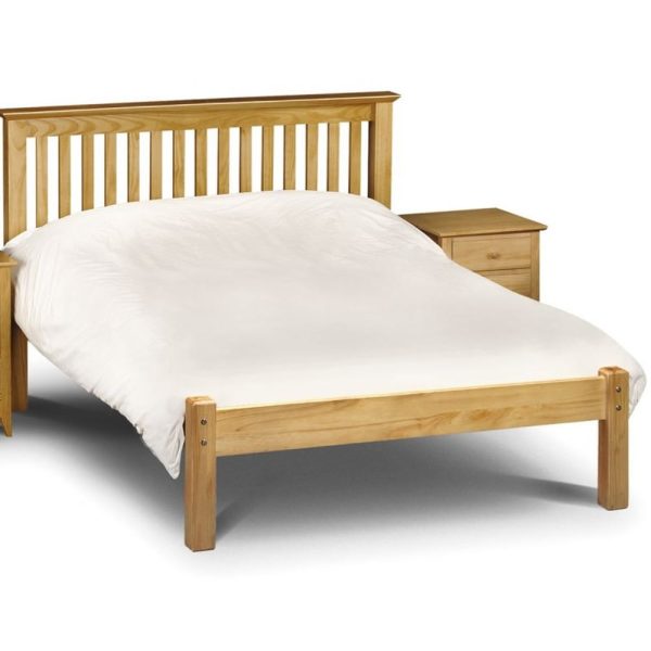 Ballari Wooden Low Foot Single Bed In Low Sheen | Bed Sava