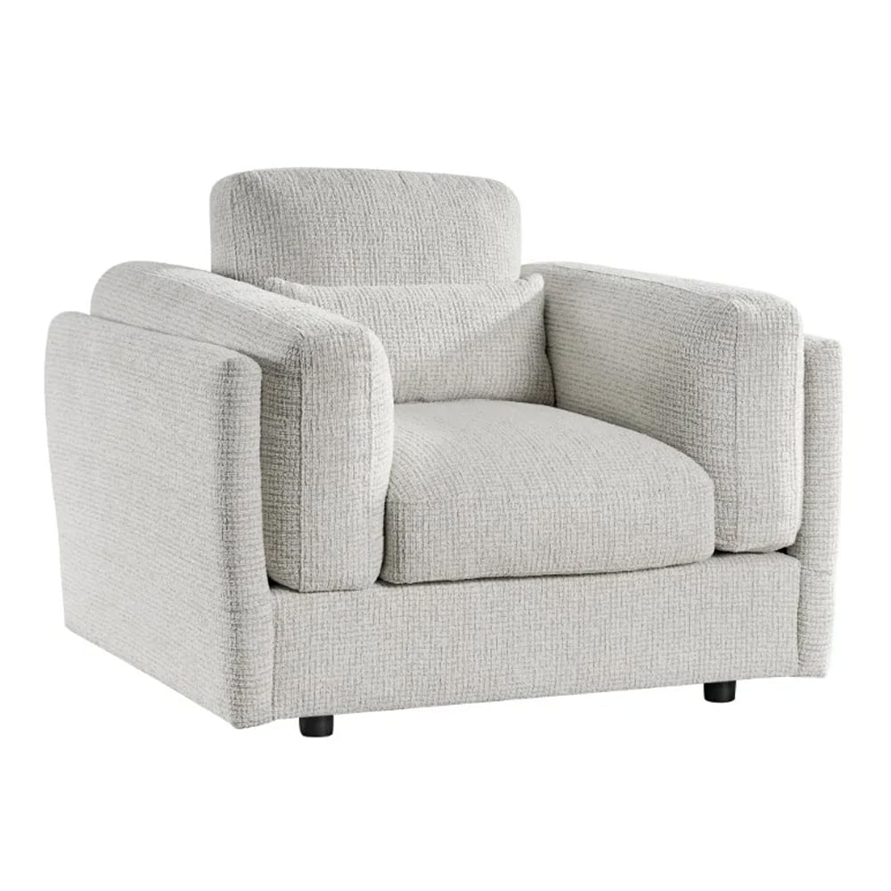 Barrie Fabric 1 Seater Sofa In Beige