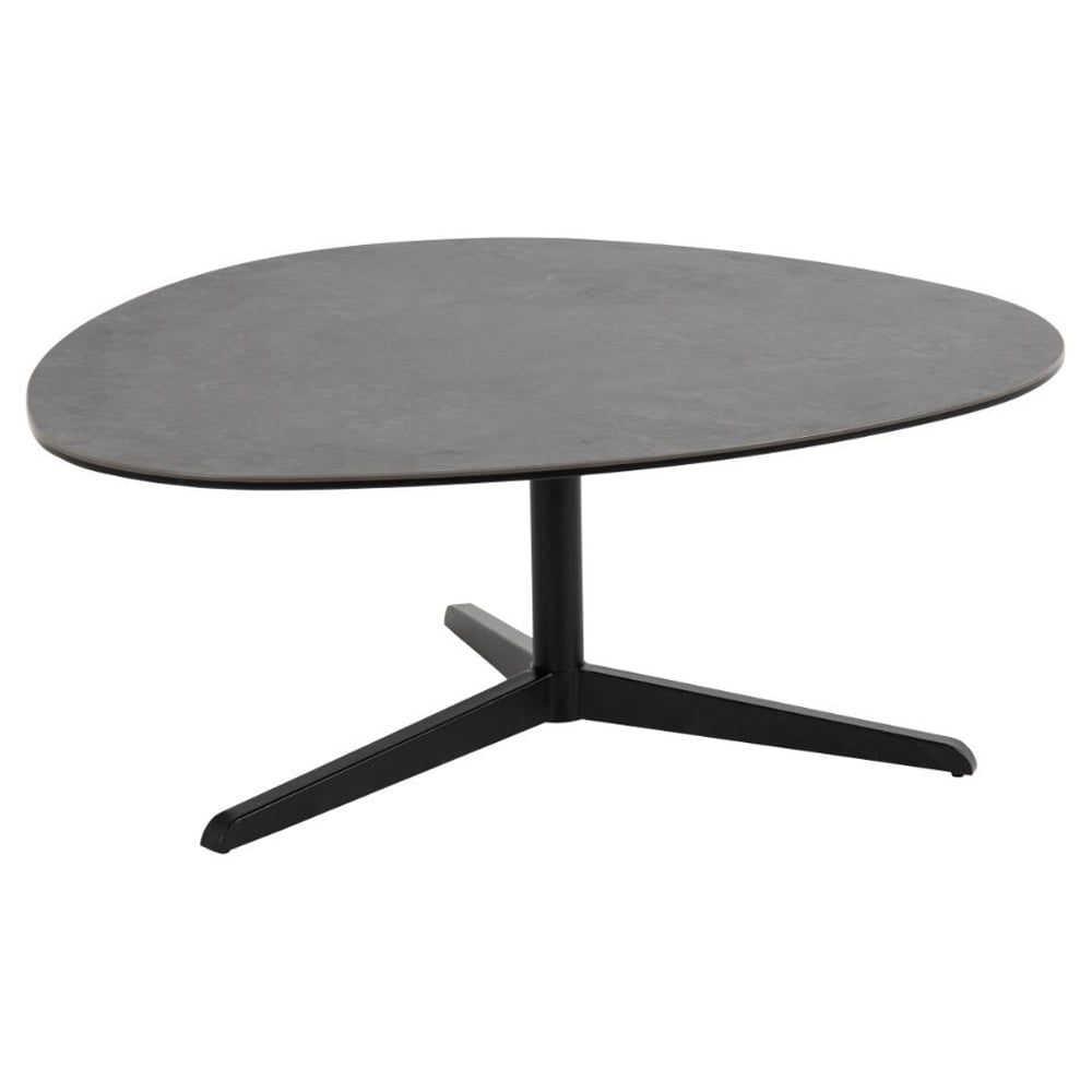 Barstow Large Ceramic Coffee Table In Black Fairbanks