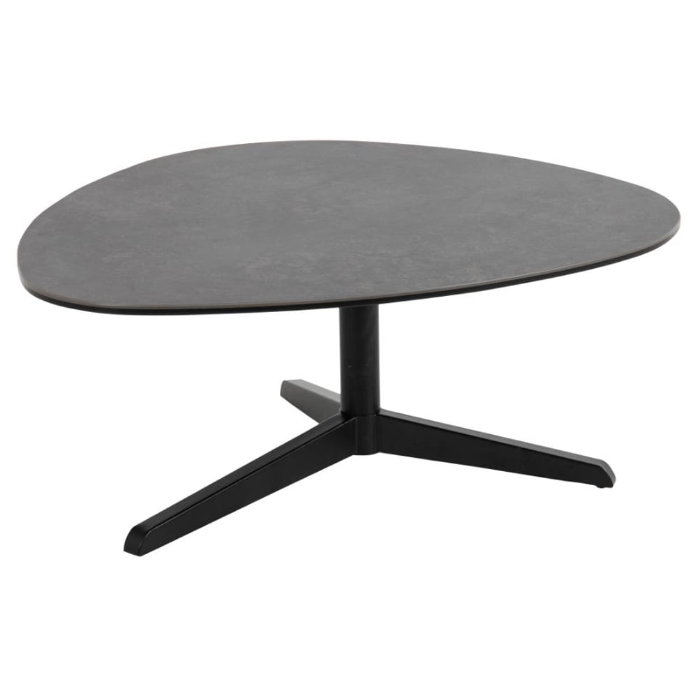 Barstow Small Ceramic Coffee Table In Black Fairbanks