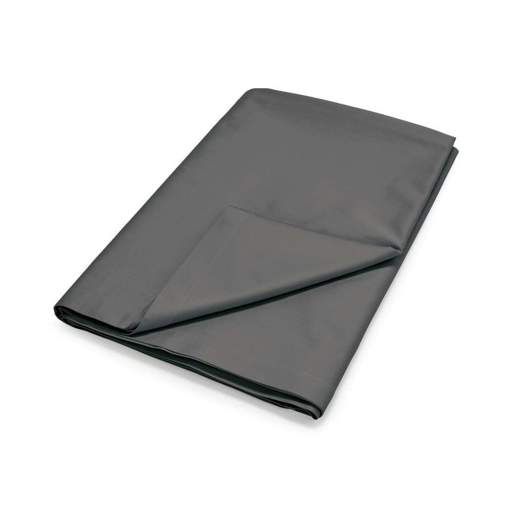 By Bedeck 500 Thread Count Plain Dye Kingsize Flat Sheet, Grey