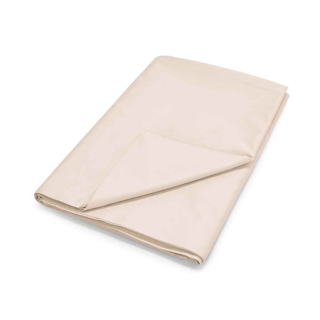 By Bedeck 500 Thread Count Plain Dye Super Kingsize Flat Sheet, Linen