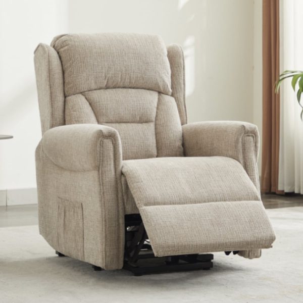 Beano Fabric Lift And Tilt Recliner Chair In Rabbit | Bed Sava