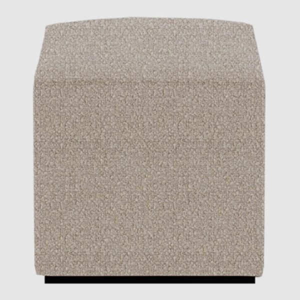 Beano Fabric Square Stool In Cologne Dove | Bed Sava