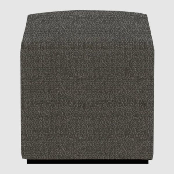 Beano Fabric Square Stool In Cologne Granite | Bed Sava