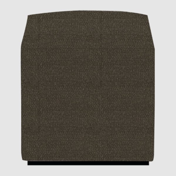 Beano Fabric Square Stool In Nutmeg | Bed Sava