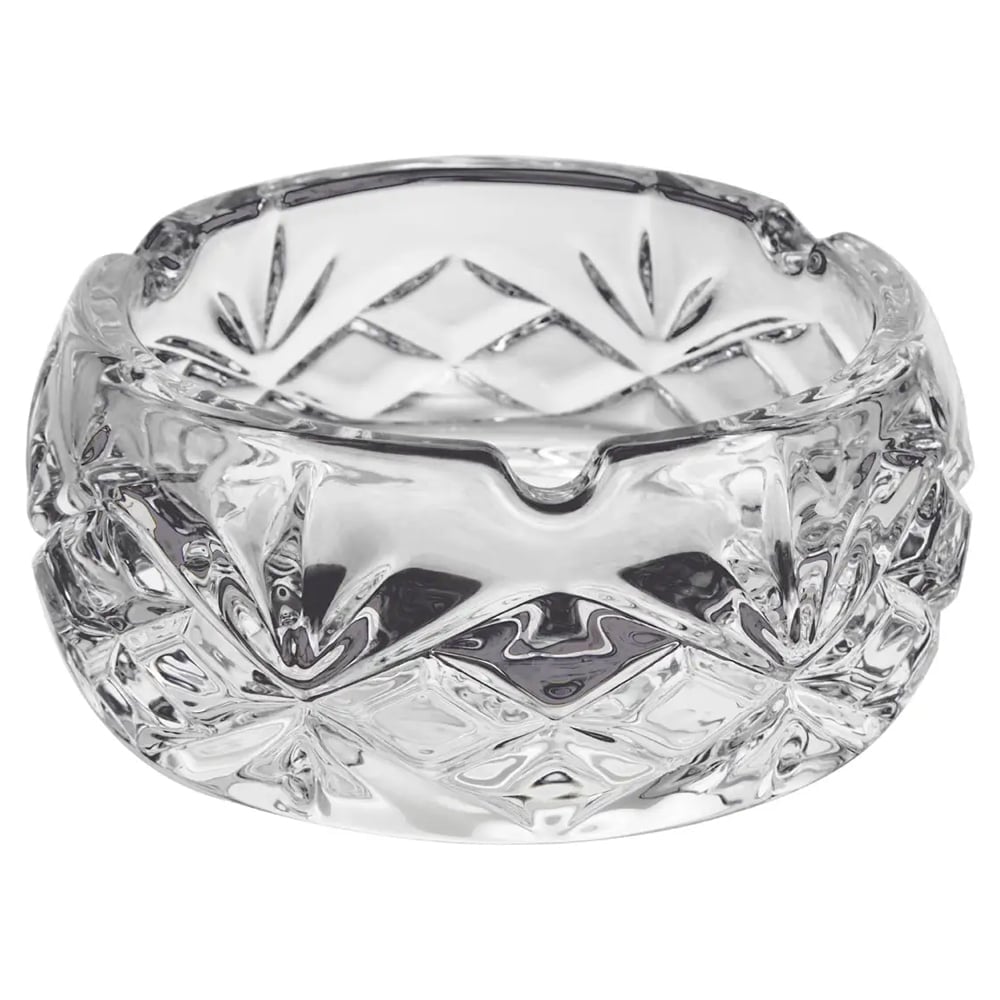 Beaumont Large Crystal Textured Ashtray In Clear