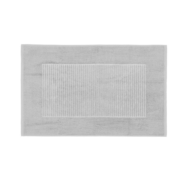 Bedeck 1951 Alessa Bath Mat Silver | Bed Sava