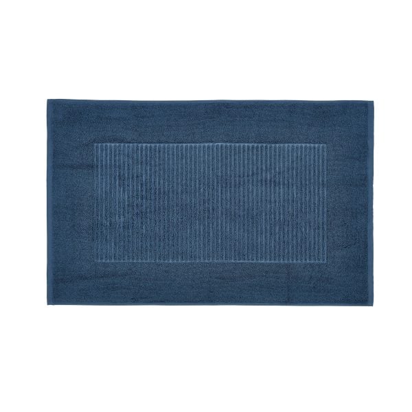 Bedeck 1951 Alessa Bath Mat Denim | Bed Sava