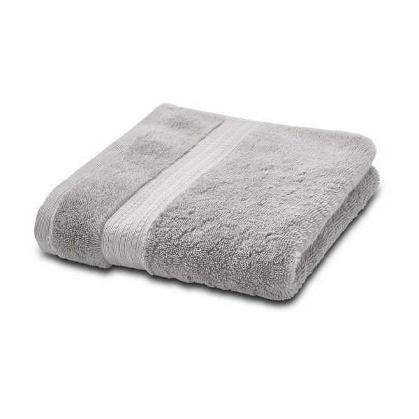 Bedeck 1951 Alessa Bath Sheet Silver | Bed Sava