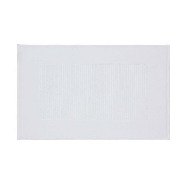 Bedeck 1951 Alessa Bath Mat White | Bed Sava