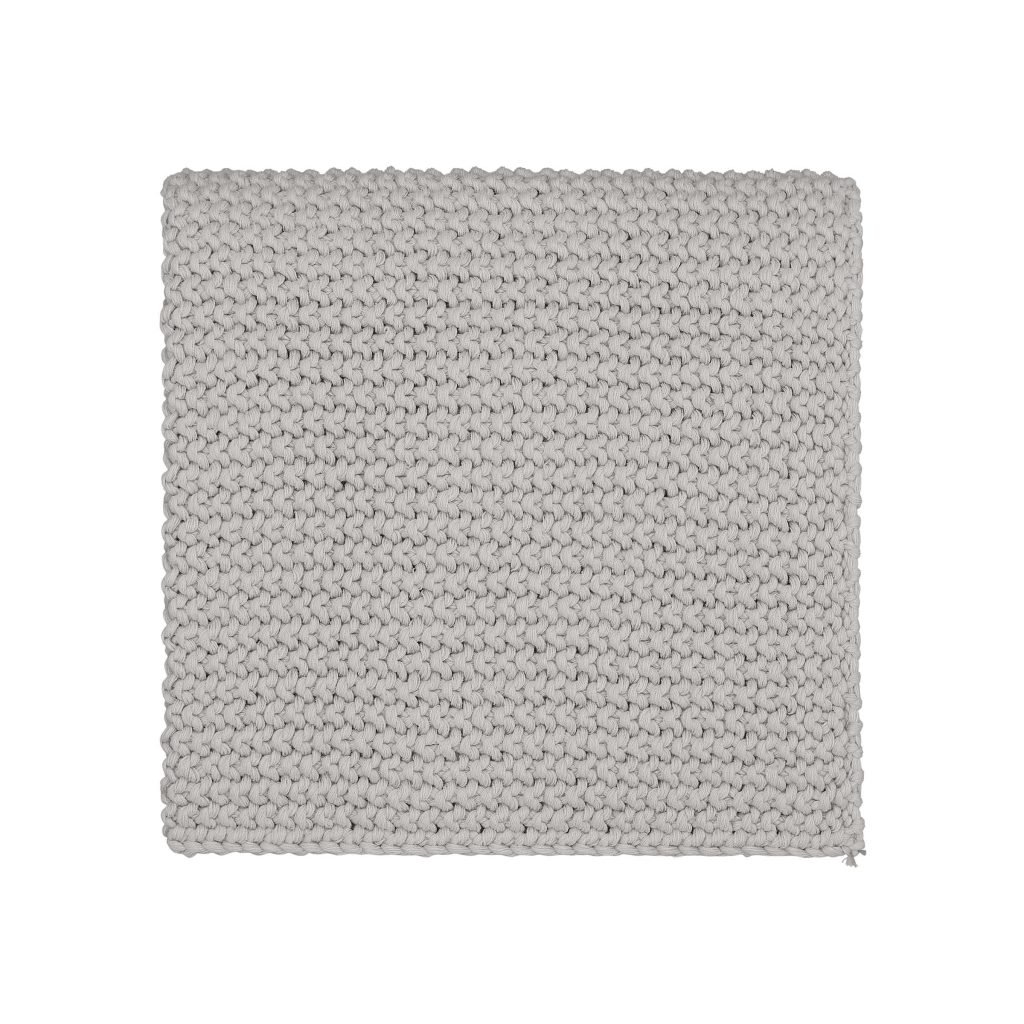 1951 Alima Knitted Throw, Silver