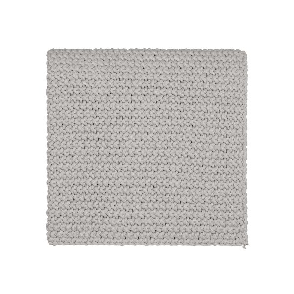 1951 Alima Knitted Throw Silver | Bed Sava