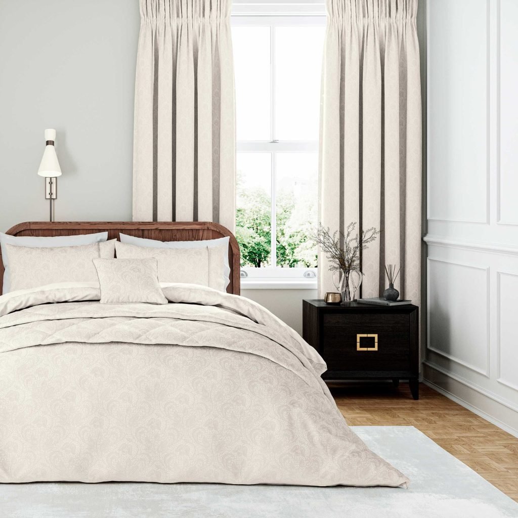 1951 Ashleigh Lined Curtains 66" x 72", Cashmere