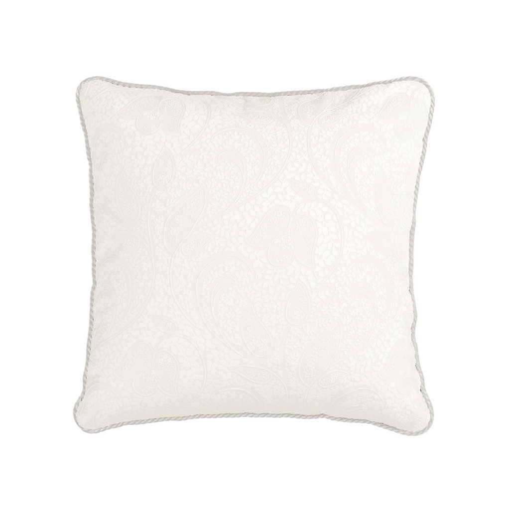 1951 Ashleigh Cushion 40cm x 40cm, White