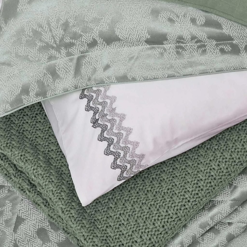 1951 Kadir Pair of Standard Pillowcases, Sage
