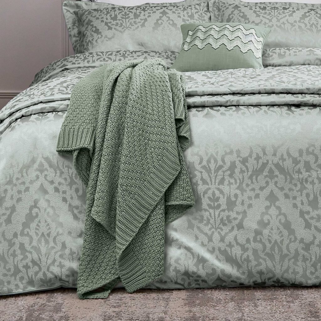 1951 Kadir Knitted Throw, Sage