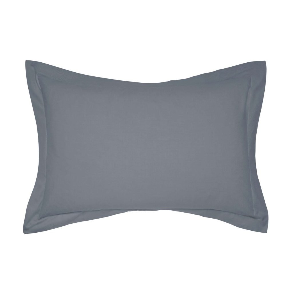 1951 50/50 Percale Oxford Pillowcase, Charcoal