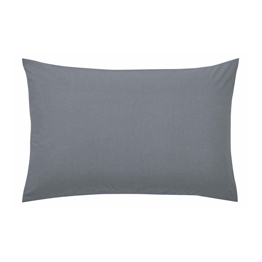 1951 50/50 Percale Standard Pillowcase, Charcoal