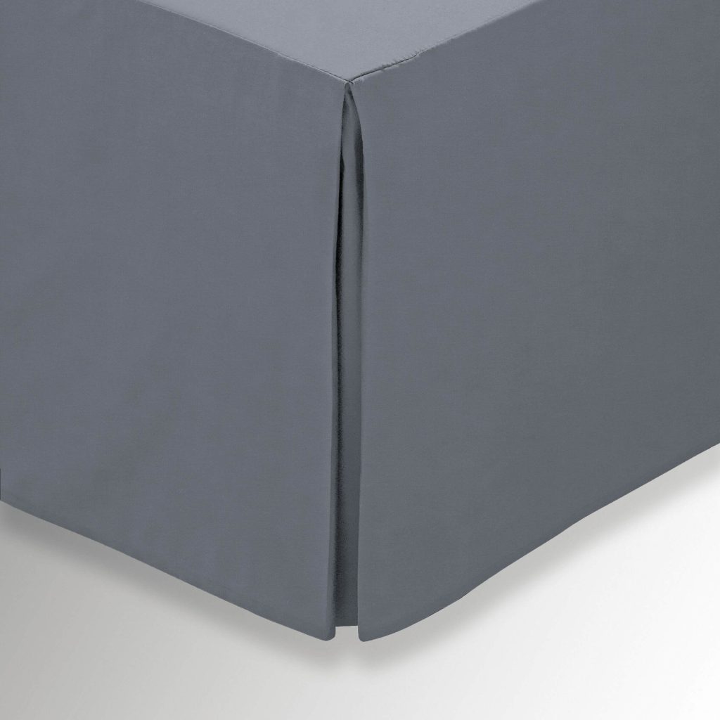 1951 Plain Dye Percale Single Valance, Charcoal