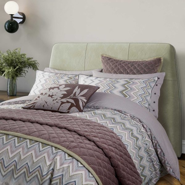 Bedeck of Belfast Claudia Double Duvet Cover Set Pink  Green | Bed Sava