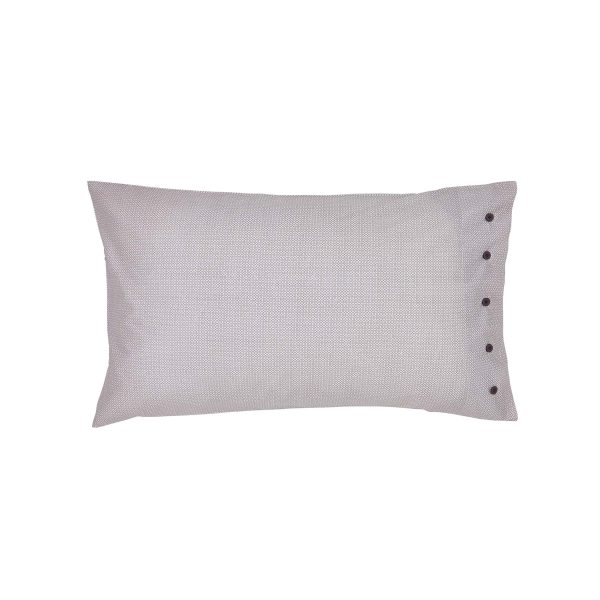 Bedeck of Belfast Claudia Pair of Standard Pillowcases Pink | Bed Sava