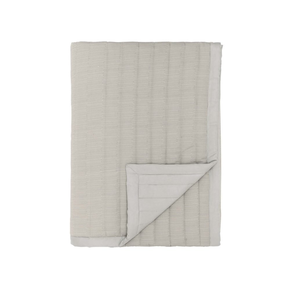 Bedeck of Belfast Cora Throw, Linen/Grey