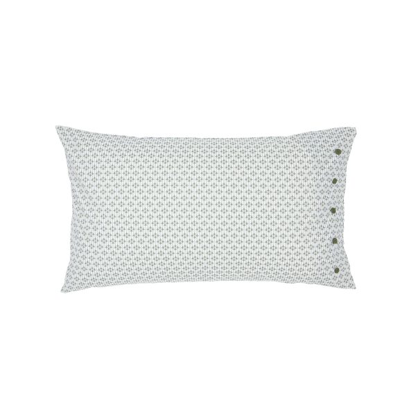Bedeck of Belfast Elswyth Pair of Standard Pillowcases Olive | Bed Sava