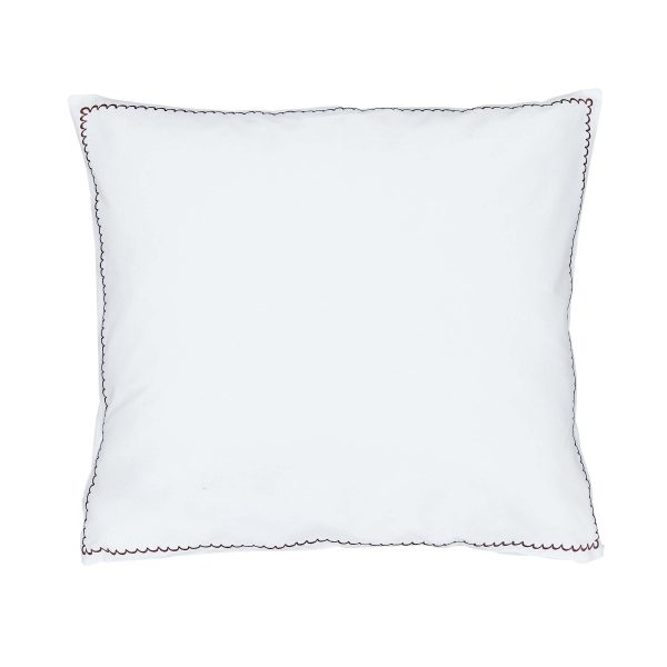 Bedeck of Belfast Elswyth Pair of Square Pillowcases Linen | Bed Sava