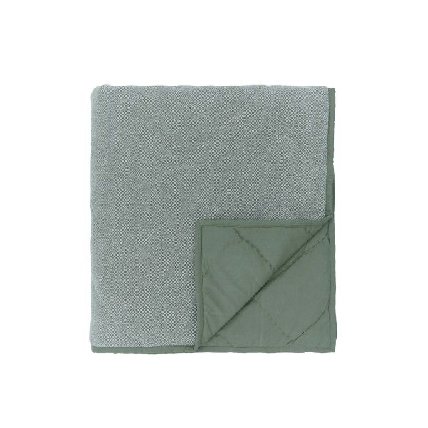 Bedeck of Belfast Elswyth Woven Throw Olive | Bed Sava