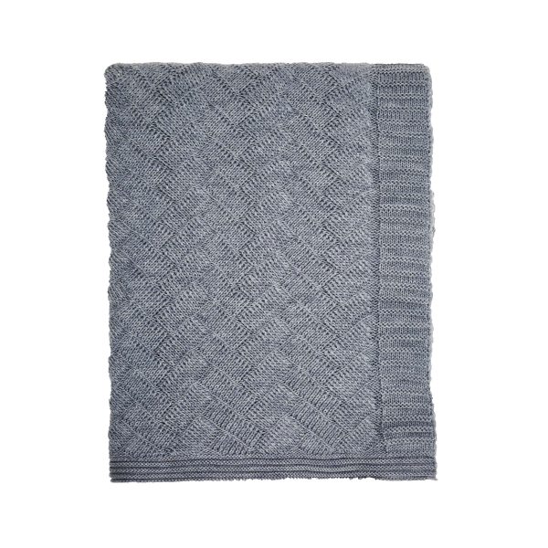 Bedeck of Belfast Estelle Throw ChambrayPink | Bed Sava