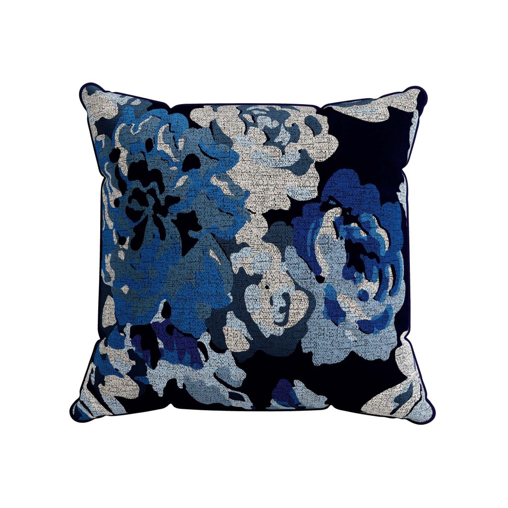 Bedeck of Belfast Imara Cushion 50cm x 50cm, Navy