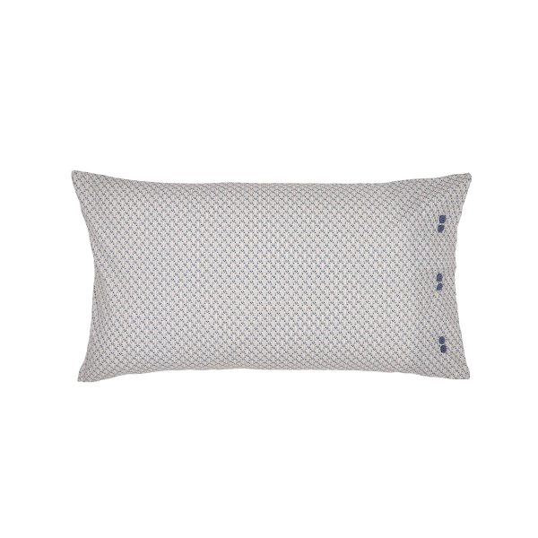 Bedeck of Belfast Lorelei Pair of Standard Pillowcases Powder Blue  Linen | Bed Sava