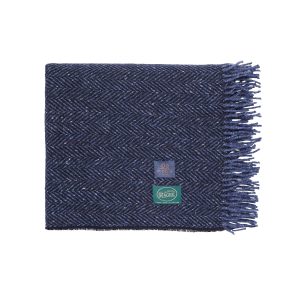 Bedeck of Belfast Shann Woven Throw Midnight | Bed Sava