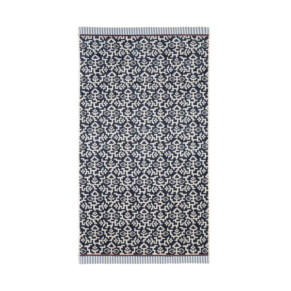 Bedeck of Belfast Nena Bath Sheet Denim | Bed Sava