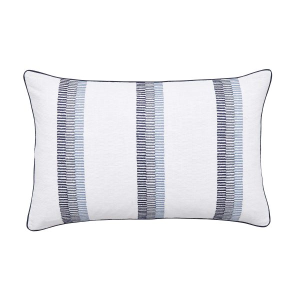 Bedeck of Belfast Oka Cushion 60cm x 40cm Midnight | Bed Sava