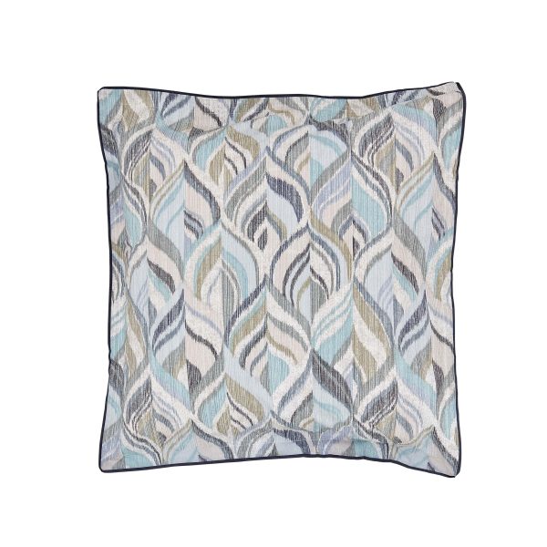 Bedeck of Belfast Rayanne Pair of Square Oxford Pillowcases Soft Teal  Green | Bed Sava