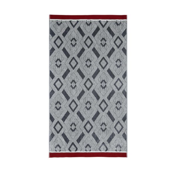 Bedeck of Belfast Siya Bath Sheet Charcoal | Bed Sava