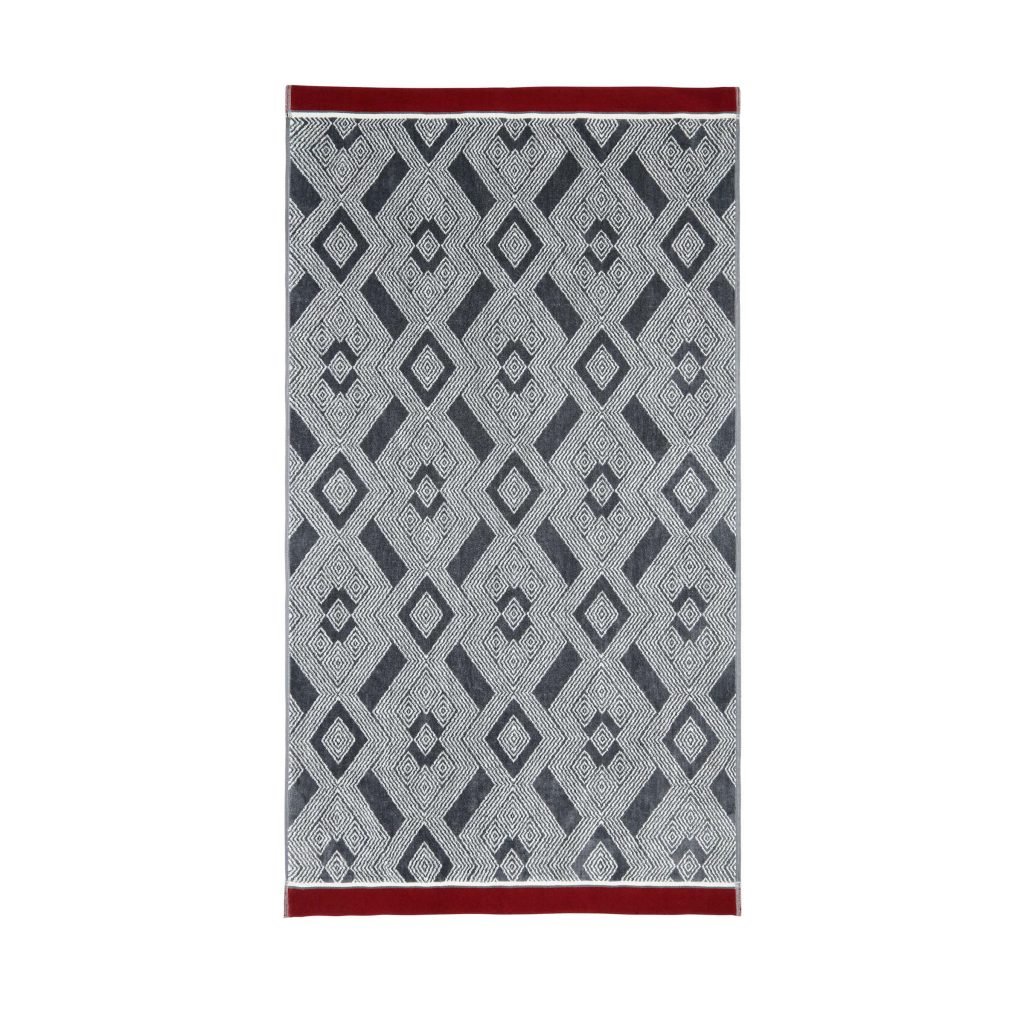 Bedeck of Belfast Siya Bath Towel, Charcoal